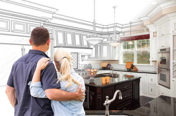 Professional Kitchen Island Installation technician working in Houlton, WI